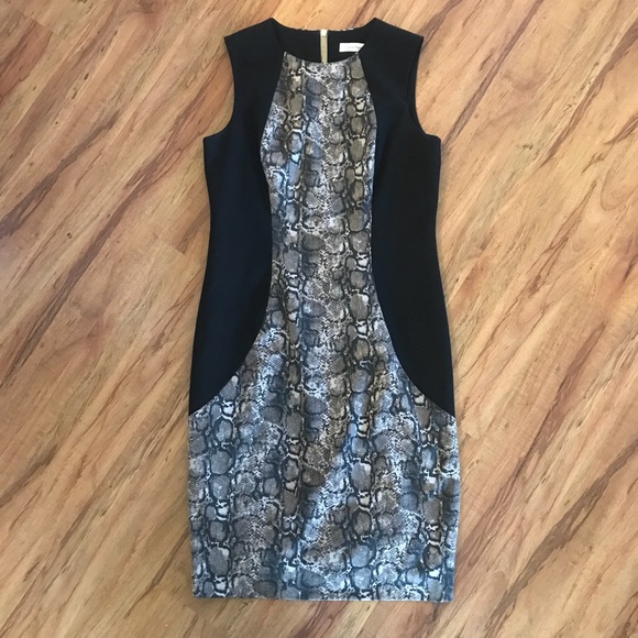 Calvin Klein snake print dress - Picture 1 of 6